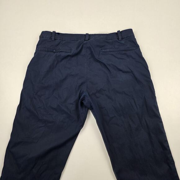 Lululemon Pants Mens 34 Navy Blue Chino Golf Performance Stretch Zip Pocket - Picture 6 of 13